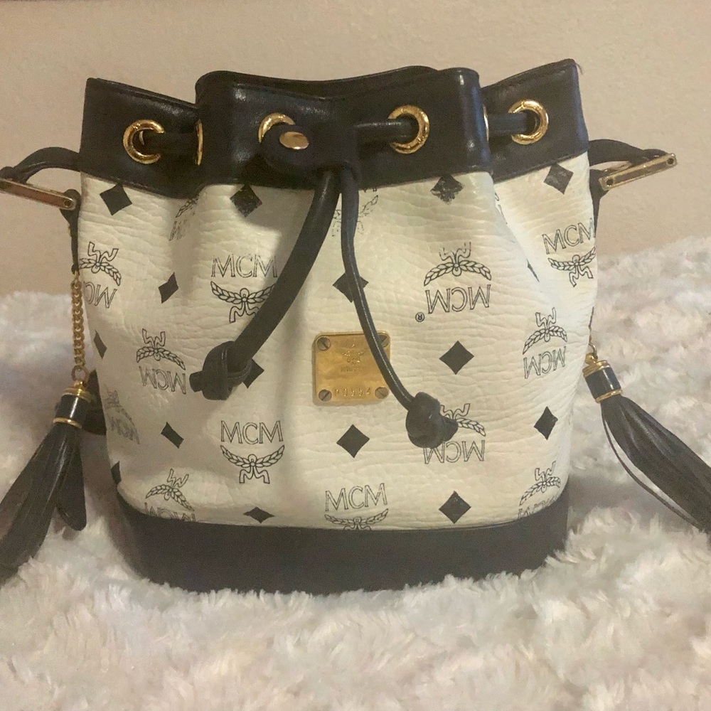 Authentic MCM bucket bag